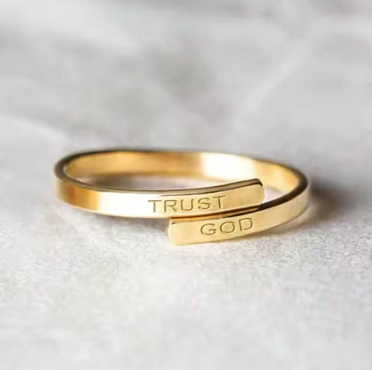 Trust GOD Ring