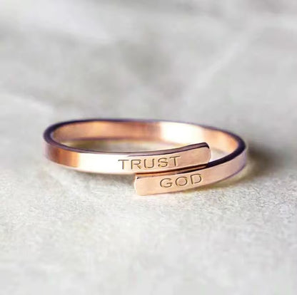 Trust GOD Ring