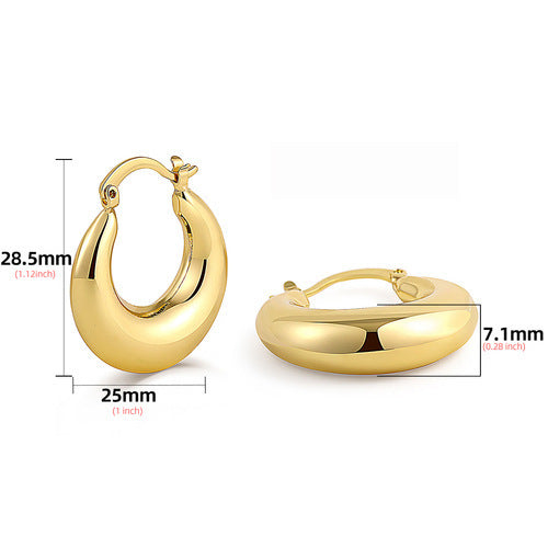 Cerchio spesso earring